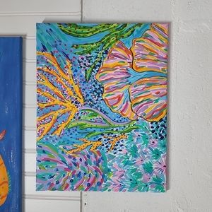 Coral Garden original acrylic painting.
